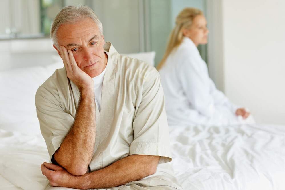 След 60-годишна възраст мъжът може да изпита еректилна дисфункция